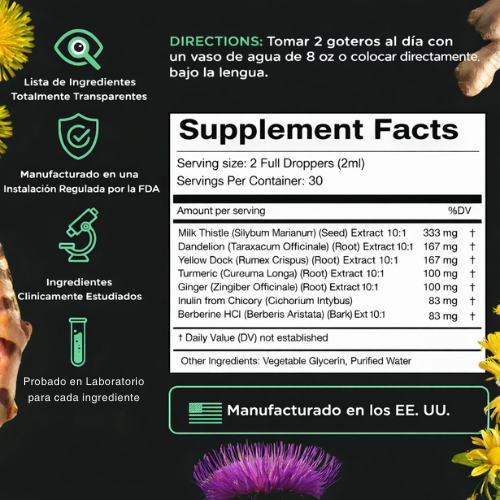 Limpieza Profunda del Hígado en Gotas