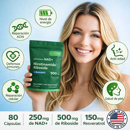 RESVERATROL NAD: Recarga tu energía y rejuvenece